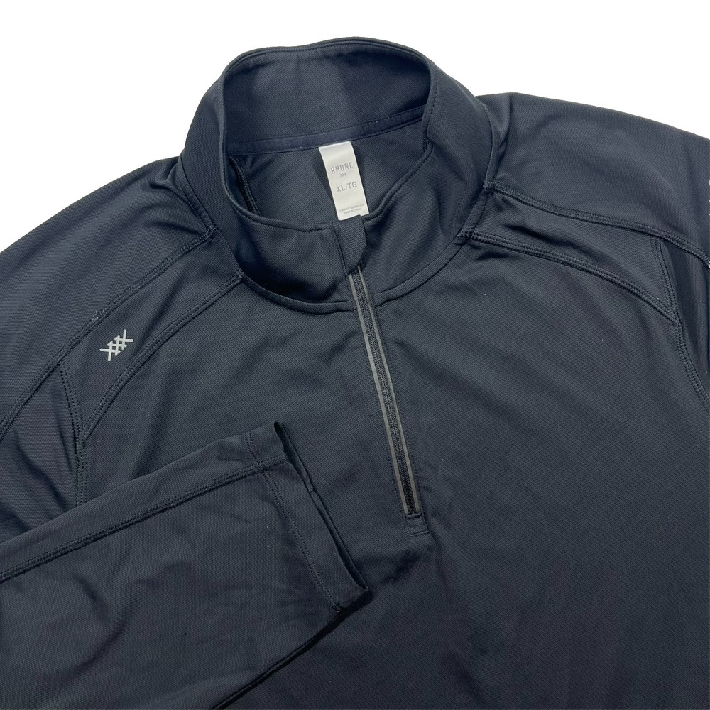 Rhone Quarter Zip Pullover Mens XL Gray Performance Activewear 102247 *Flaw